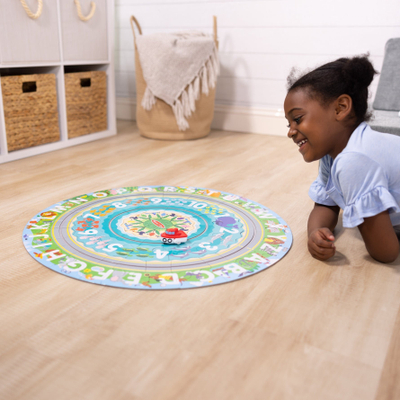 Puzzle për dysheme Melissa &amp; Doug Round the Shore, 48 copa, diametër 68.5 cm, shumëngjyrësh