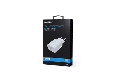 Karikues Syrox PD25B 25W PD, i bardhë
