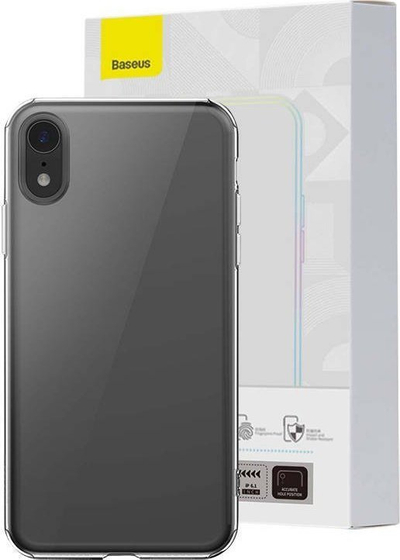 Mbështjellës telefoni Baseus Simple, për iPhone XR, transparent