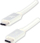Kabllo USB C Logo USB C në USB C, 1 m, 5 Gb/s, e bardhë