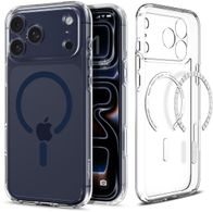 Mbështjellëse telefoni Spigen Ultra Hybrid MagSafe, për iPhone 17 Pro Max, transparente blu e thellë