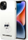 Mbështjellës telefoni Karl Lagerfeld KLHMP14MSNCHBCH për iPhone 14 Plus, silikon, MagSafe, i bardhë