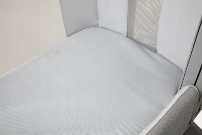 Mbulesë dysheku Chicco Next2Me Forever Night Breeze, 58x110cm, membranë kundra ujit, gri e hapur