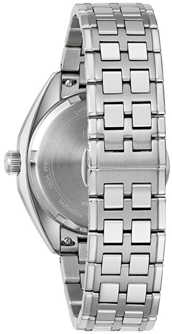 Orë dore për meshkuj Bulova Jet Star 96B415, e argjendtë