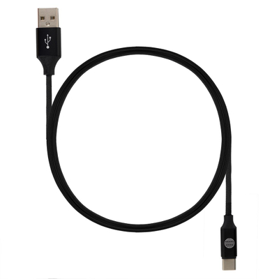Kabllo USB-A në USB-C Our Pure Planet, 1.2m, e zezë