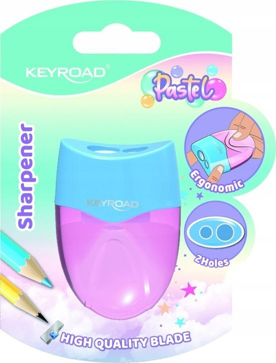 Mprehëse plastike dyfishe me enë, ngjyra pastel