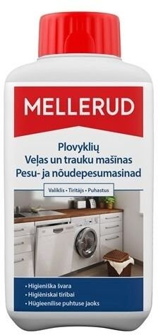 Solucion pastrues Mellerud Washing Machine and Dishwasher Clean and Care, 0.5L, për lavatriçe dhe lavastovilje