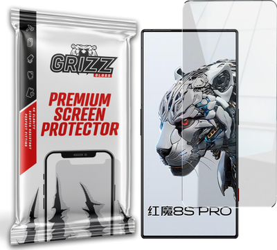 Xham mbrojtës hibrid GrizzGlass HybridGlass për Nubia Red Magic 8S Pro, transparen
