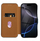Магнетна фолио футрола Side за iPhone 16 Pro Max, заштитна, сина