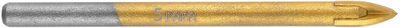 Stërvitëse universale Graphite 54T404 TiN, 5 mm, 69 mm, ngjyrë ari