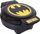 Aparat për vafle Uncanny Brands Batman, formë Batman, me shtresë jo ngjitëse, i zi