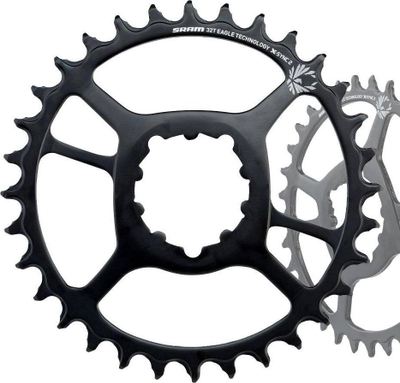 Rreth zinxhiri SRAM X-Sync 2 Eagle, 32T, çelik, i zi