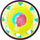 Top lodër BamBam Rattle Ball, për foshnje 6m+, shumëngjyrësh