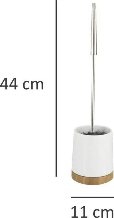 Set furçe tualeti Wenko 17676100, me enë mbajtëse, i bardhë