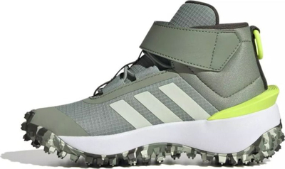 Këpucë trekking për kalamajt Adidas Fortatrail, të ngrohta, me mbyllje me shirit, gri