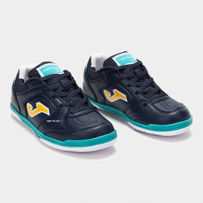 Këpucë futbolli për sallë Joma Top Flex 2503 IN Jr, për fëmijë, navy
