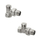 Te hidraulike rregulluese TA Hydronics 0382-02.000, DN15, metalike, argjend