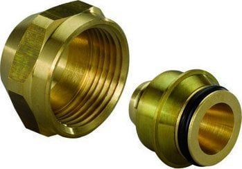 Adapter kompresioni Uponor Vario PEX, 16x1.8/2.0, G3/4 Euro, metalik