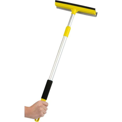 Pastrues xhamash Dunlop, teleskopik 43-68cm, 25cm gjerësi, i verdhë