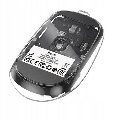 Maus wireless Hoco GM29, 1600 DPI, 2.4 GHz edhe Bluetooth, i zi