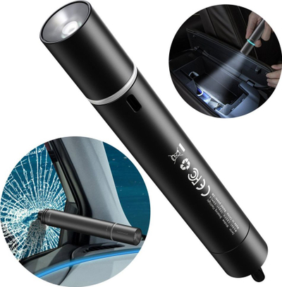 Llambë dhe thyerëse xhami Baseus Saviour 2-in-1, e zezë