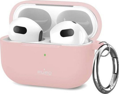 Kuti mbrojtëse Puro Icon për Airpods 3, rozë
