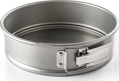 Tavë me unazë KitchenAid Springform, 20 cm, jo ngjitëse, gri