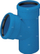 Nyje trefishe kanalizimi Magnaplast Ultra dB UDBEA 45°, DN 125 x 125 x 125, blu