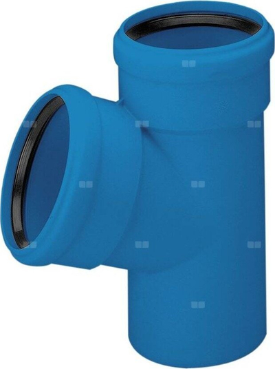Nyje trefishe kanalizimi Magnaplast Ultra dB UDBEA 45°, DN 125 x 125 x 125, blu