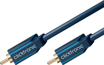 Kabllo audio ClickTronic Casual, RCA në RCA, 3m, blu