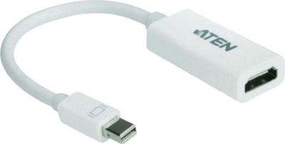 Adapter AV Aten VC980 AT, Mini DisplayPort në HDMI, 0.2m, i bardhë