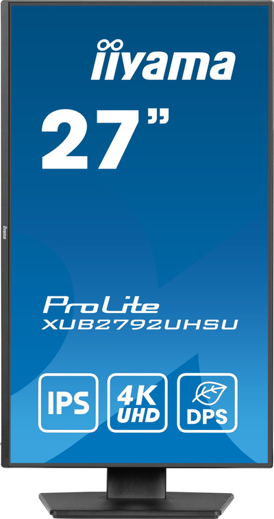 Monitor Iiyama ProLite XUB2792UHSU B6, 27", 4K Ultra HD, i zi