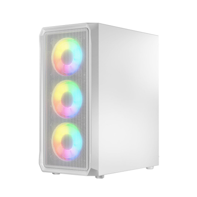 Kutia kompjuterike Logic Concept Portos ARGB, MIDI Tower, xham i temperuar, e bardhë