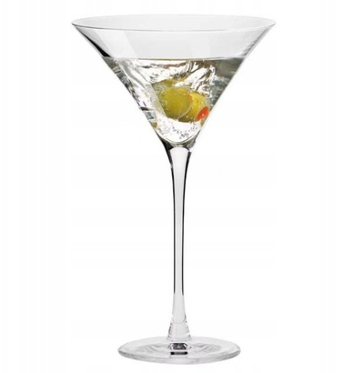 Set gotash martini Krosno Divine, 170 ml, 6 copë, transparente