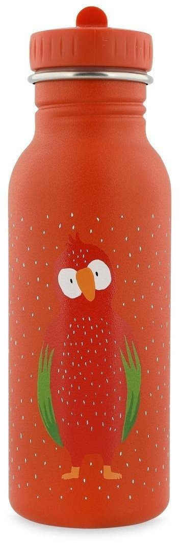 Шише за вода за деца Trixie Baby Mr. Parrot, 500 ml, инокс, портокалова