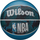 Топка за кошарка Wilson NBA Drv Plus Vibe, бр. 7, за надворешна и внатрешна употреба, црно сина