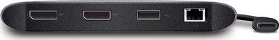 Dok stacioni Alogic Thunderbolt 3 Dual Display, 4K, Gigabit Ethernet, gri