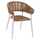 Kolltuk alumini Eulo 55,5x63,5x78Hcm (HM5783.12), bardhë/ bezhë