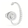 Vath i vetëm për femra Guess Crazy Earrings JUBE03292JWRHT, i argjendtë
