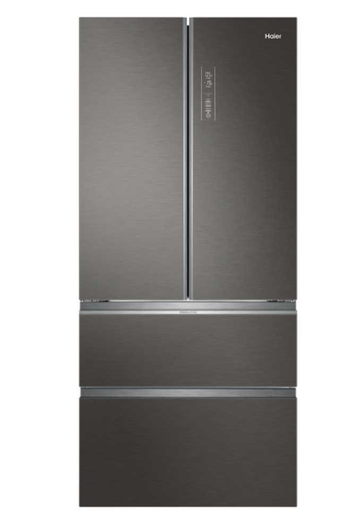 Frigorifer amerikan Haier HB18FGSAAA, 539L, Total No Frost, inox i errët