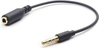 Përshtatës audio Gembird, 0.15 m, i zi