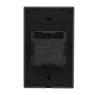 Panel muri inteligjent Sonoff NSPanel, WiFi, ekran me prekje, i zi