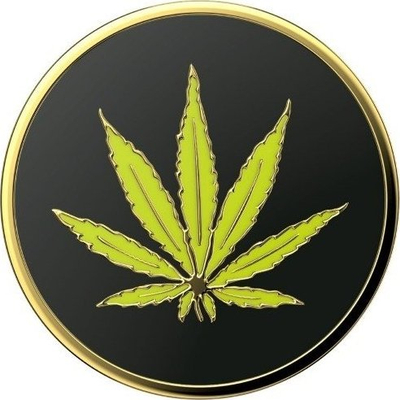 Mbajtëse telefoni PopSockets PopGrip Enamel Pot Luck, me ngjitje, e zezë
