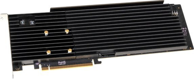 Kartë zgjerimi Sonnet M.2 8x4 Silent, PCIe 4.0, 8x SSD NVMe, e zezë