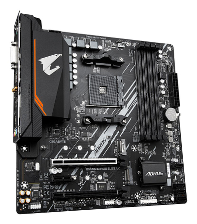 Pлоча Gigabyte B550M AORUS ELITE AX, лежиште AM4, DDR4, mATX