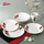 Pjatë ëmbëlsire Vanora Home Reya, porcelan, 19 cm, e bardhë