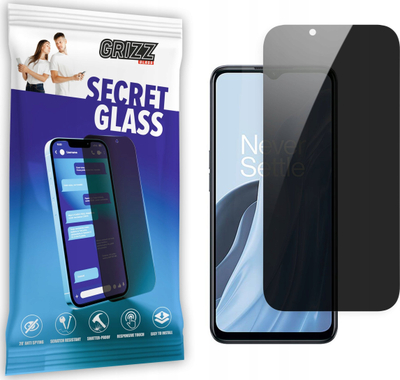 Xham mbrojtës privat OnePlus Nord N300 Grizz SecretGlass, ekran i plotë, i zi