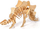 Puzzle druri 3D Nice-idea.pl Stegosaurus, model dinosauri, ngjyrë druri natyrale