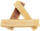 Lodër përtypëse për qen 4DOGS Himalayan Cheese L, natyrale, për 10-15 kg