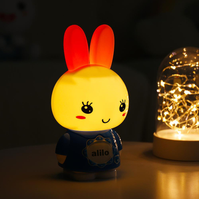 Lodër interaktive Alilo Big Bunny, MP3 player, dritë nate, blu